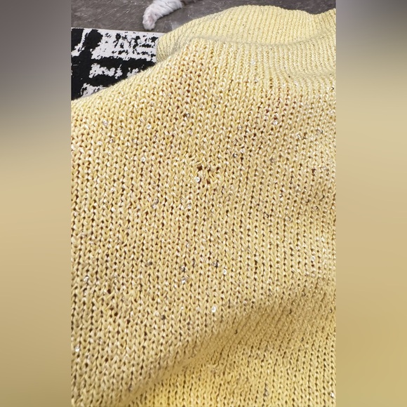 Asta Resort Delilah Mini Dress - Butter Yellow Sequin - Picture 10 of 13